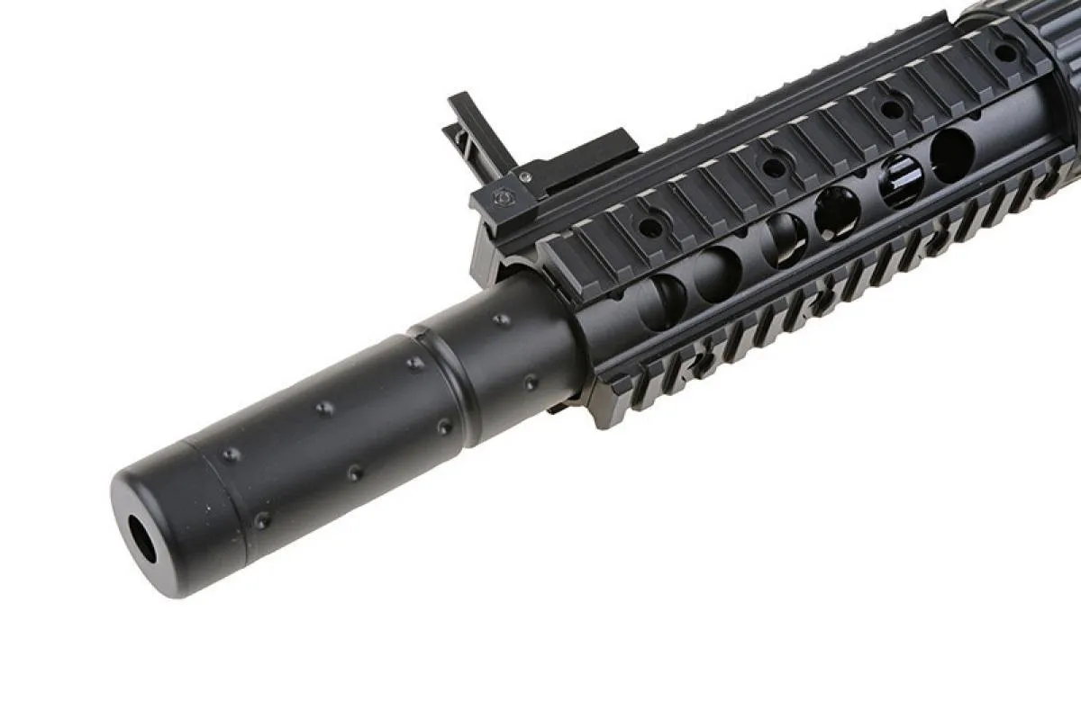 Spartac SRT 15 M4 Commando Rifle mit Silencer Black  AEG 0,5 Joule
